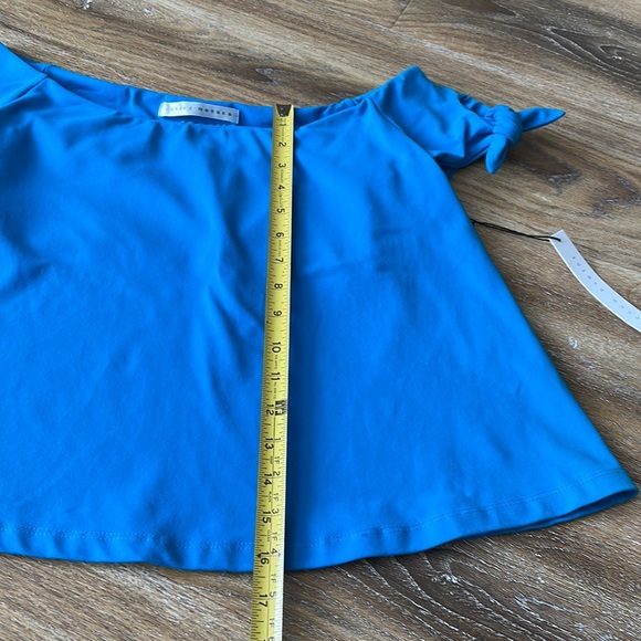 Susana Monaco Maia Top in Turquoise NWT - Picture 6 of 11